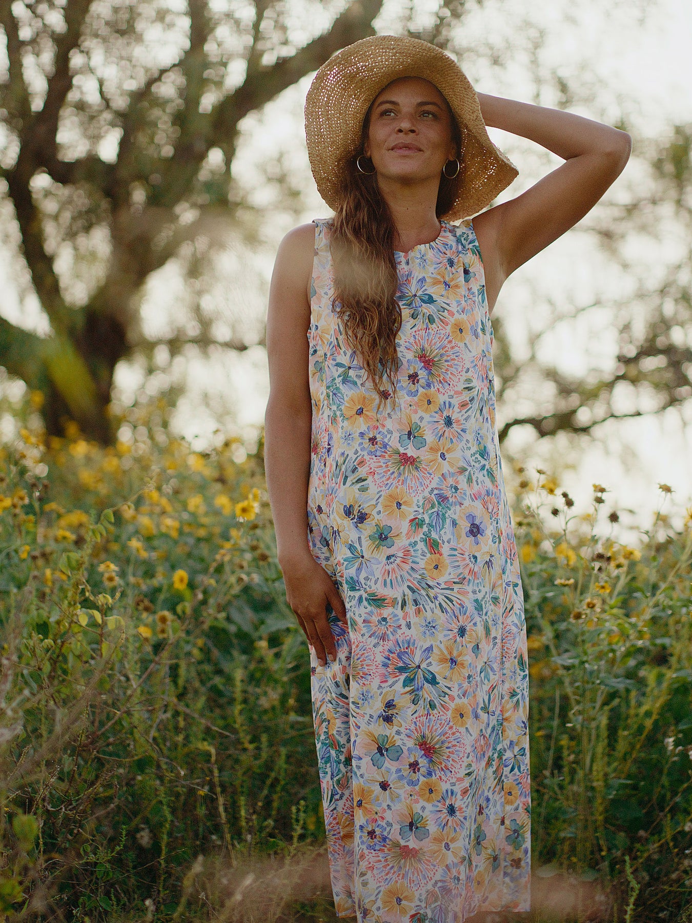 Fleur | Sun Dress Long – RipSkirt Hawaii
