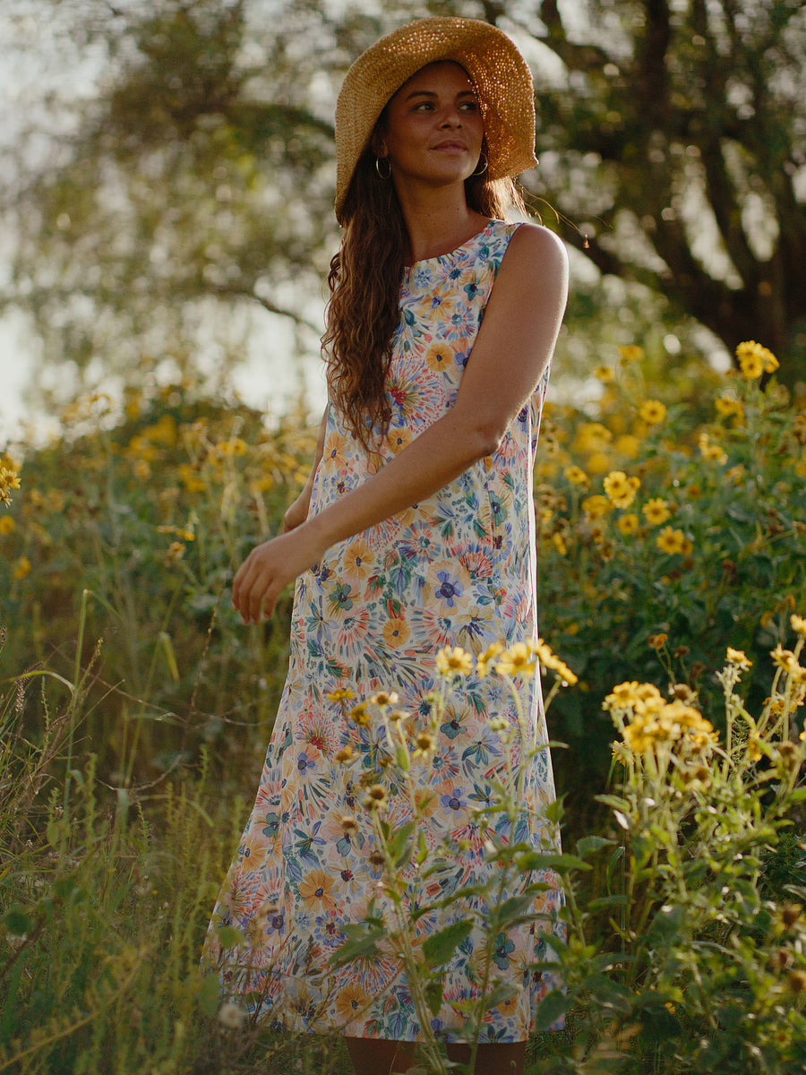 Fleur | Sun Dress Long – RipSkirt Hawaii