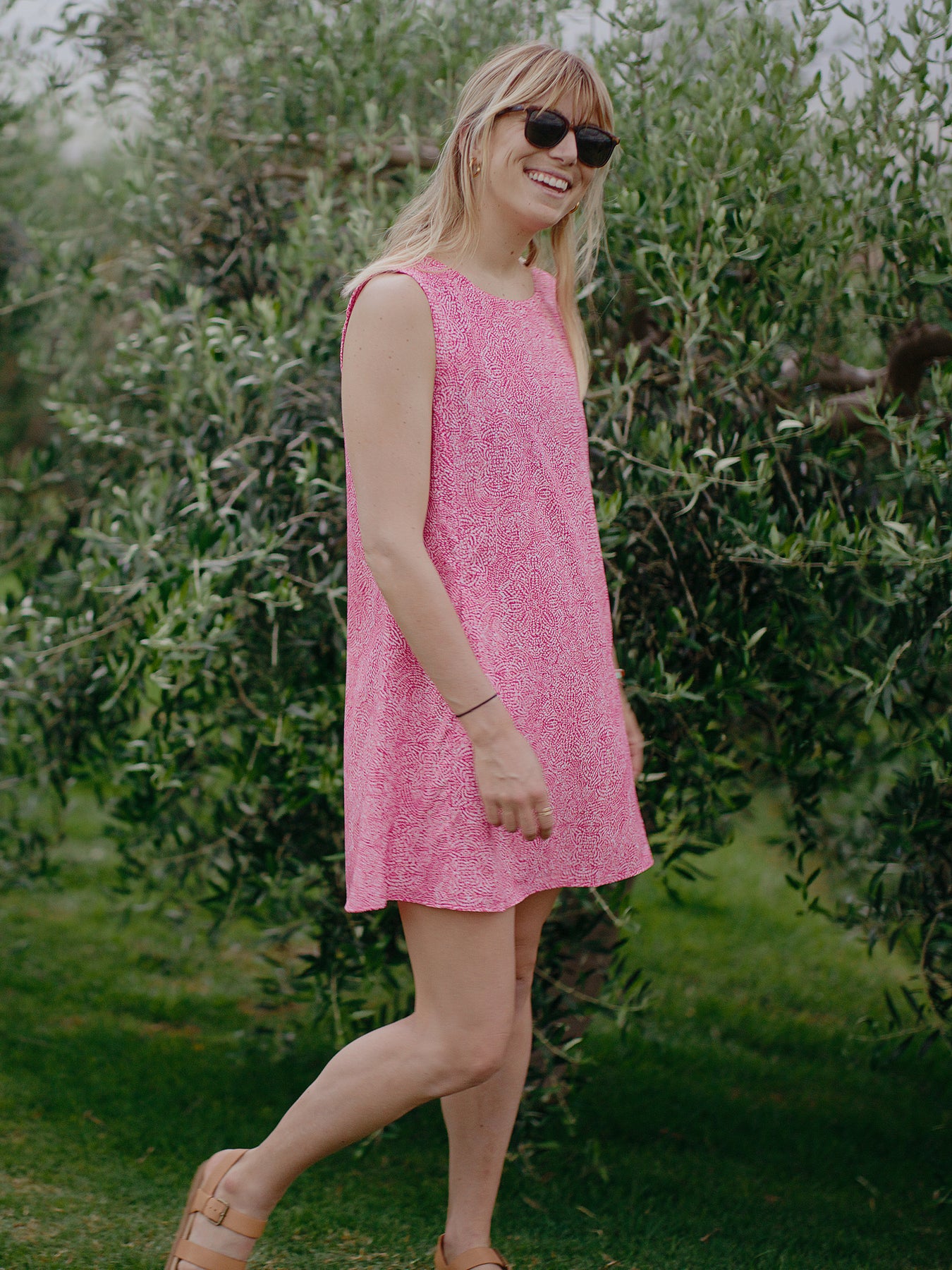 Casella Pink | Sun Dress Short – RipSkirt Hawaii