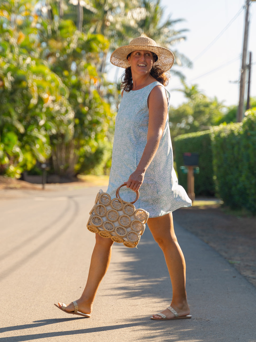short sun dresses Faux Wrap Sundress Spaghetti Strap Summer Mini