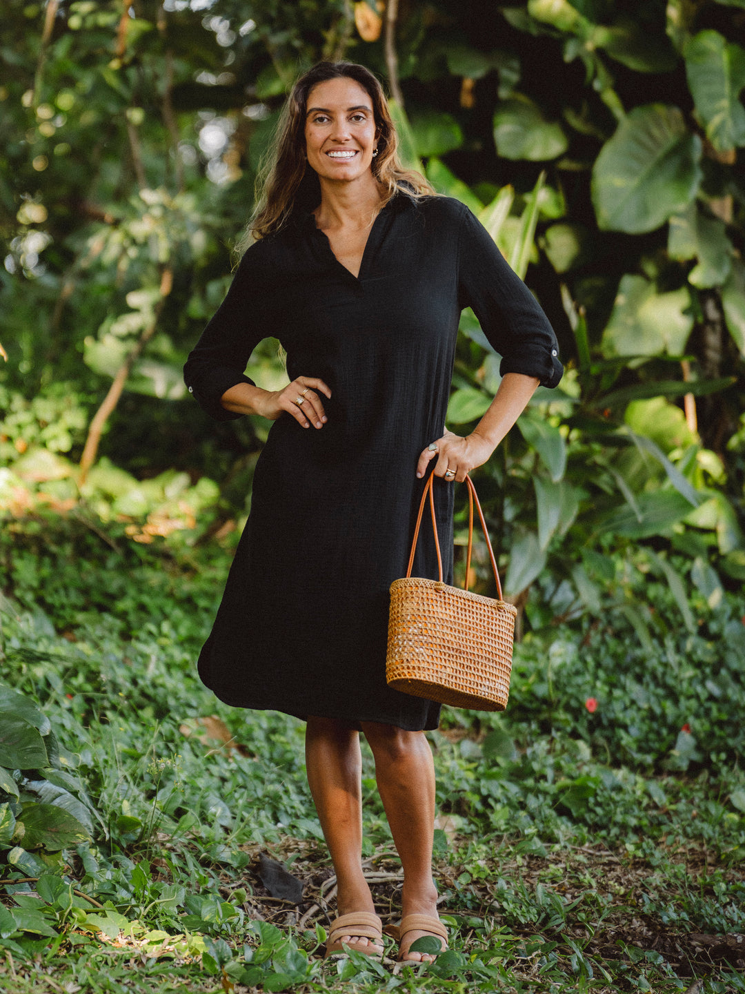 travel dress for woman Ripskirt Al Mare | Long its dressed up for out on the town Stylish Travel Dress with Pockets