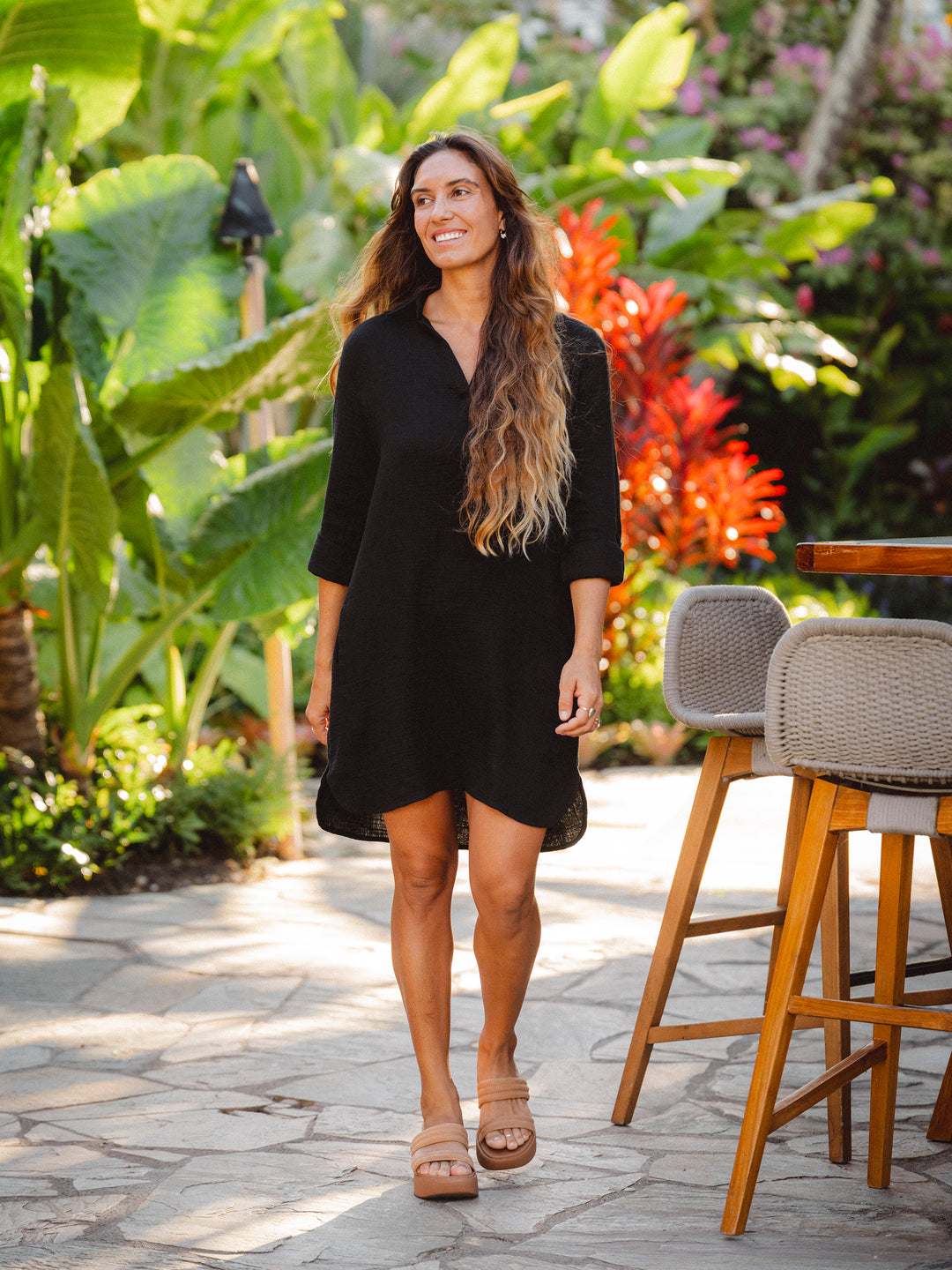 Ripskirt Black | Travel Dress Short