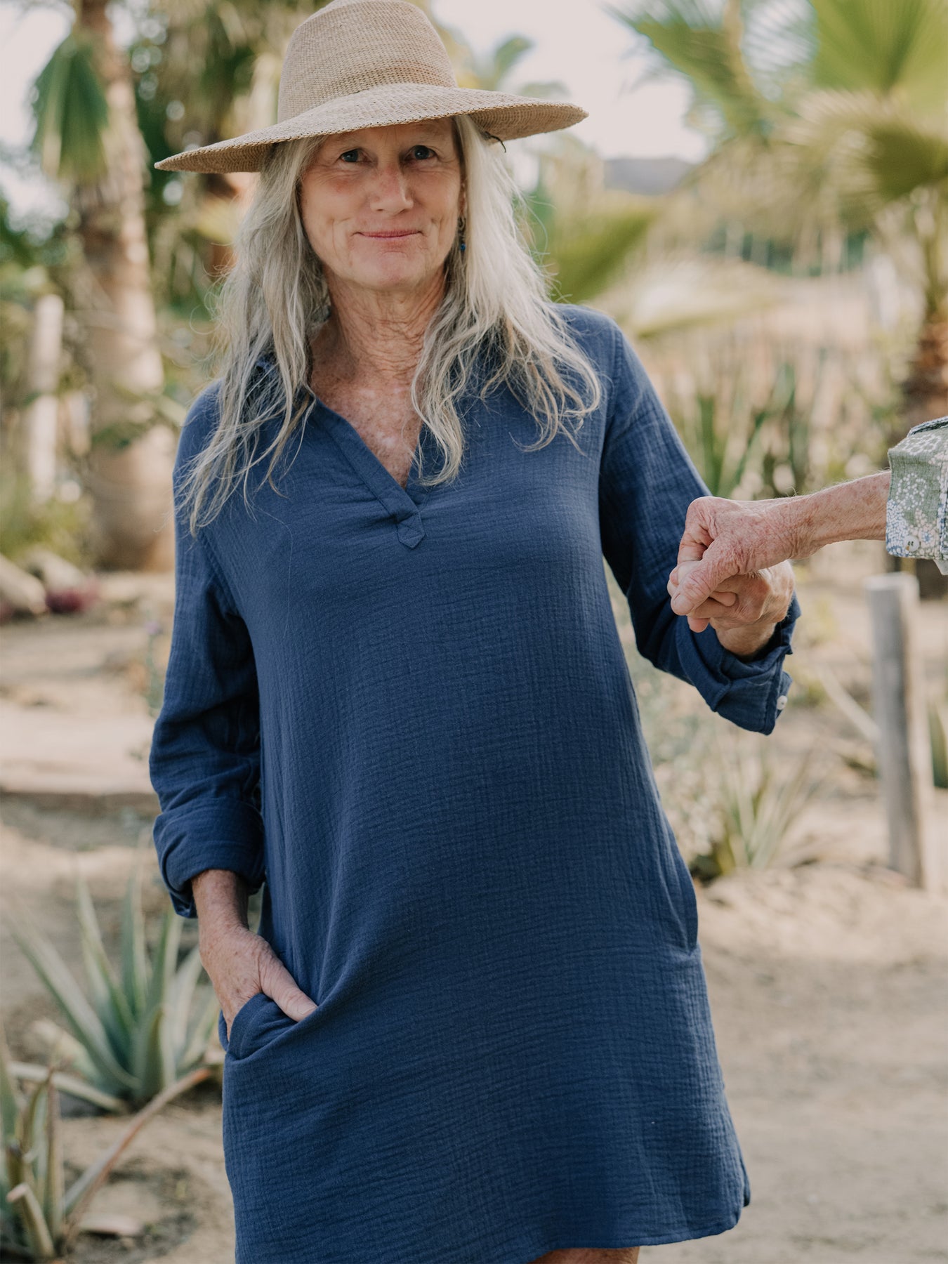 navy blue travel dress Maaza Travel Dress