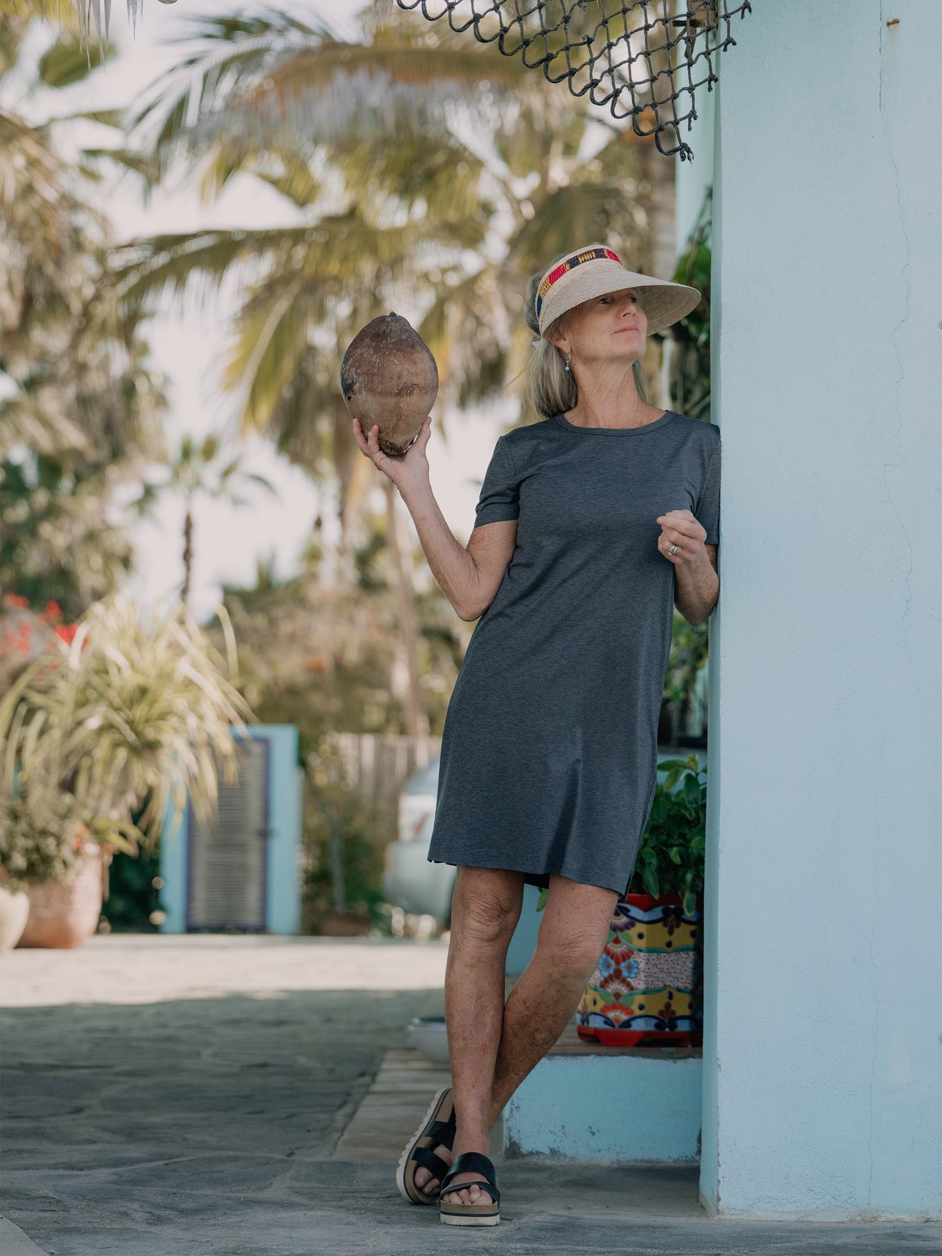 long tee shirt dresses Maxi Dress LIGHT OLIVE / XL creating a laid Women's 100% Organic Cotton T-Shirt