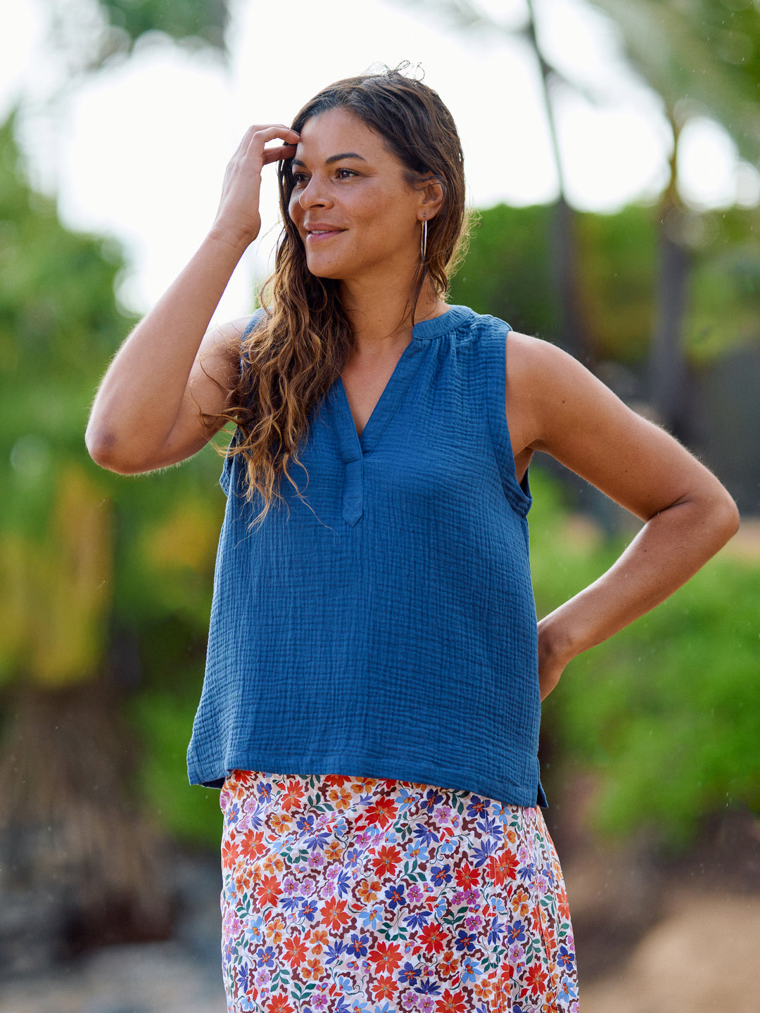 トップス PILE FLARE TANK TOPS Buy Women's Tank Tops: Ribbed, High-Neck, & Classic White Styles