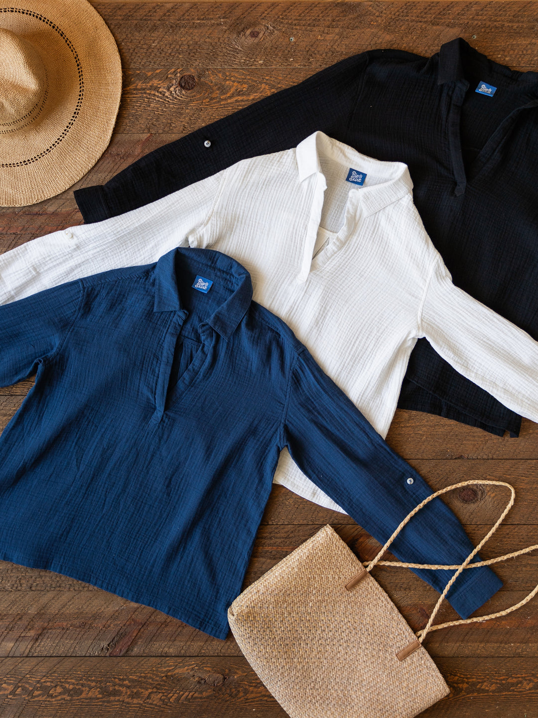 Nearly Navy | Popover Top – RipSkirt Hawaii
