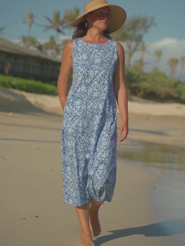 blue dress for baby girl Dappled Ocean