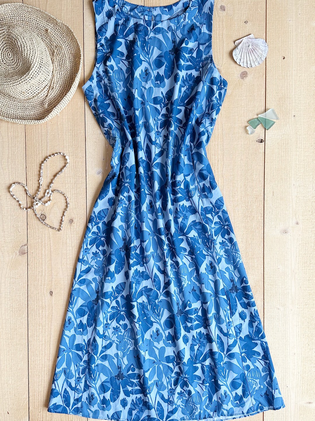 Camo Floral Blues | Sun Dress Long ...